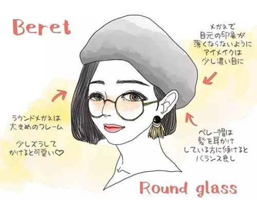 接地氣的小仙女一定要看看！冬天佩戴上帽子和眼鏡