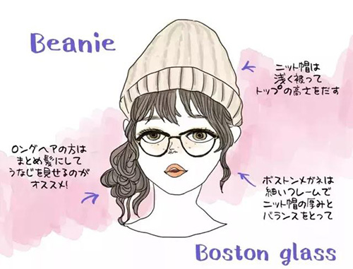 接地氣的小仙女一定要看看！冬天佩戴上帽子和眼鏡